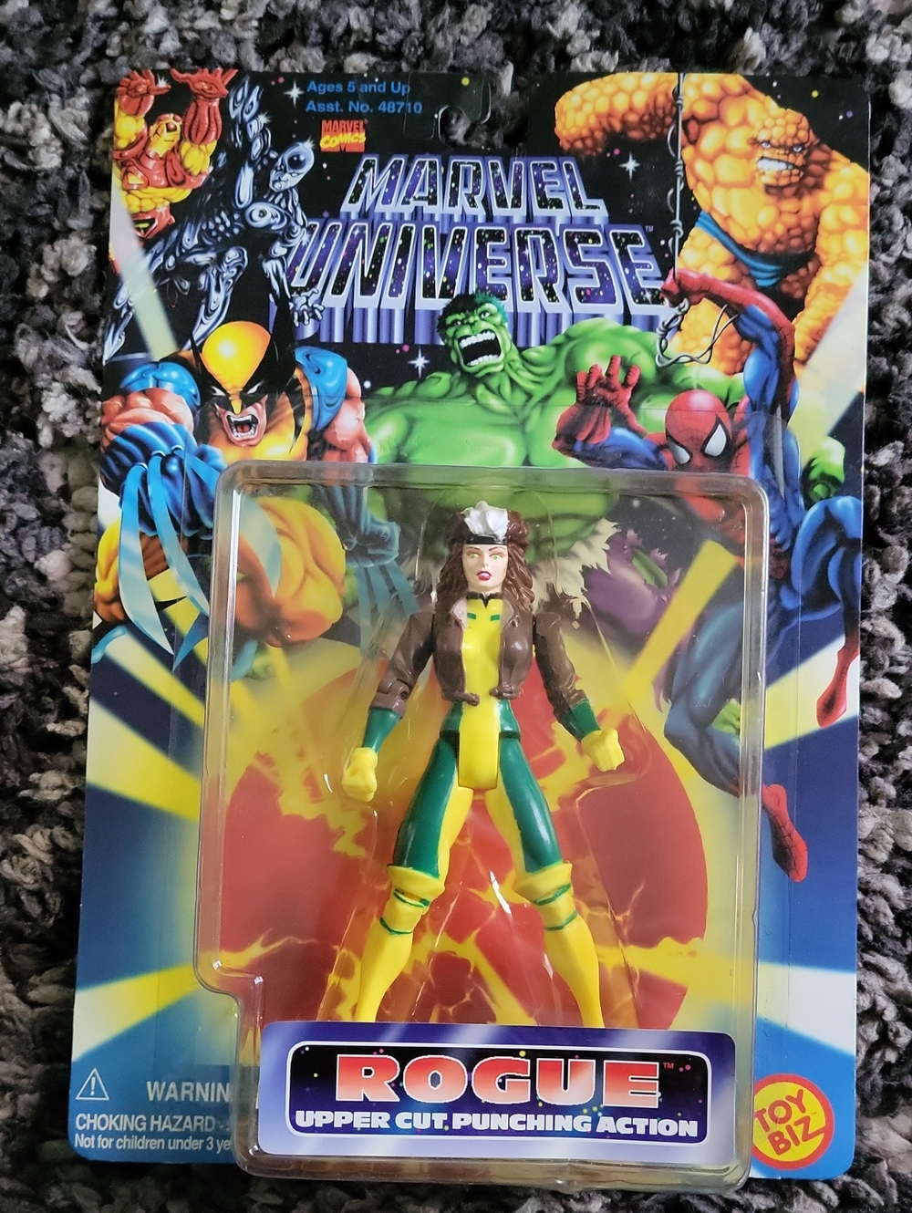 Marvel Universe Rogue Action Figure - Green & Yellow